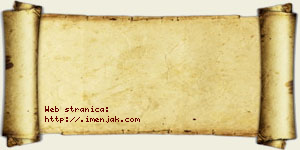 Žaklina Andrić vizit kartica